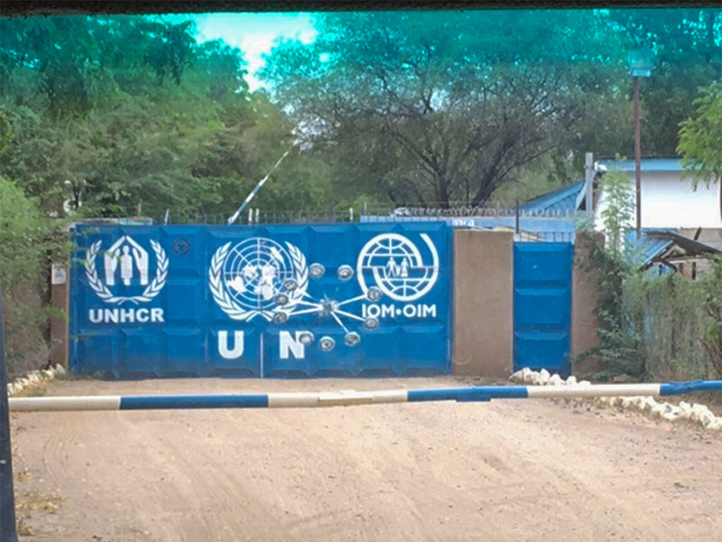 UNHCR Kakuma の玄関