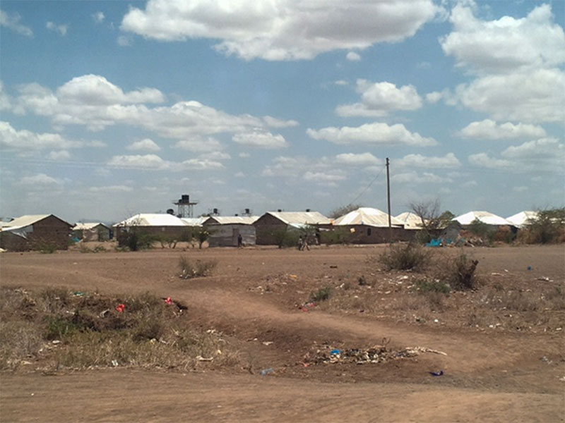 UNHCR Kalobeyei定住地を遠望
